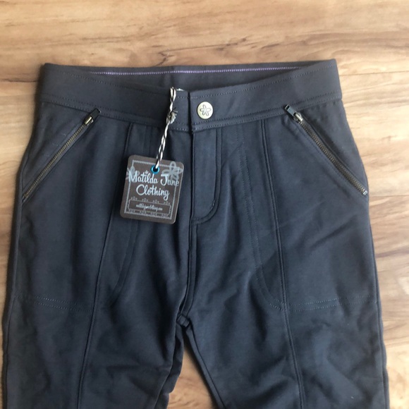 Matilda Jane charcoal zip zip Woman’s leggings - Picture 4 of 8